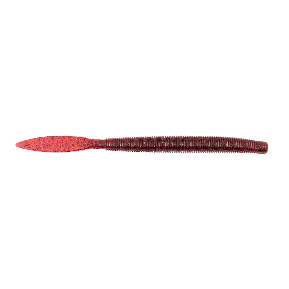 Missile Baits Quiver 6.5 Worm Redbug Candy / 6 1/2"