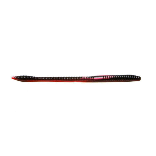 Zoom Trick Worm Red Shad / 6 1/2" Zoom Trick Worm Red Shad / 6 1/2"