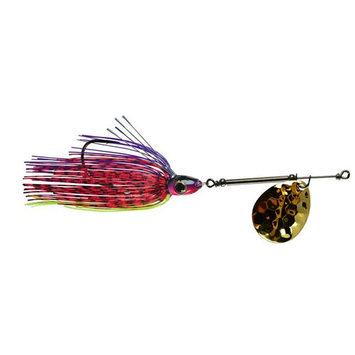 Picasso Lures All-Terrain Weedless Inline Spinner 1/4 oz / Royal Red Craw / Gold Picasso Lures All-Terrain Weedless Inline Spinner 1/4 oz / Royal Red Craw / Gold