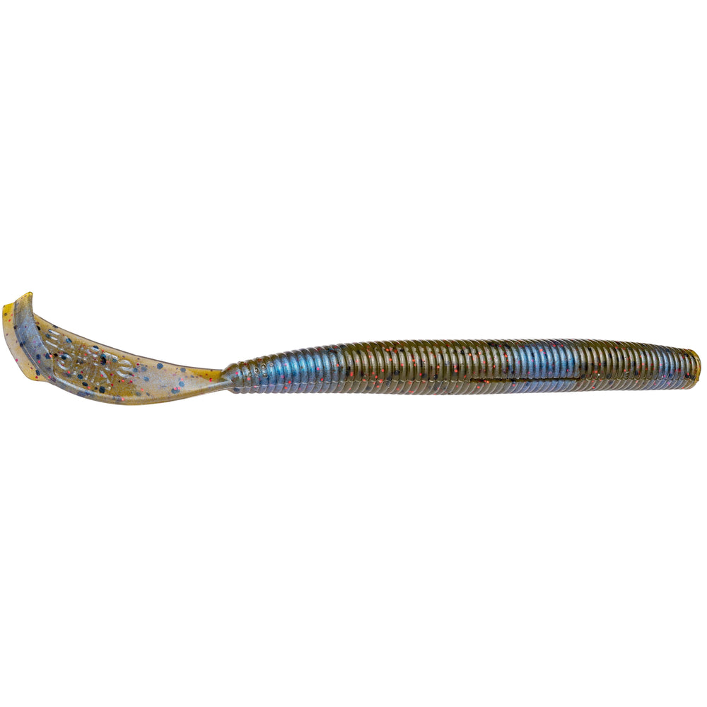 Strike King Rage Cut-R-Worm 7" / Blue Craw Red Flake