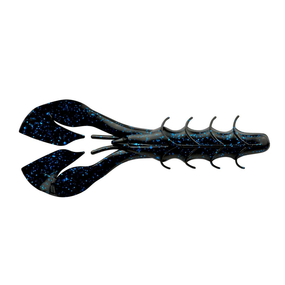 Yum Spine Craw Black Blue Flake / 3 3/4"