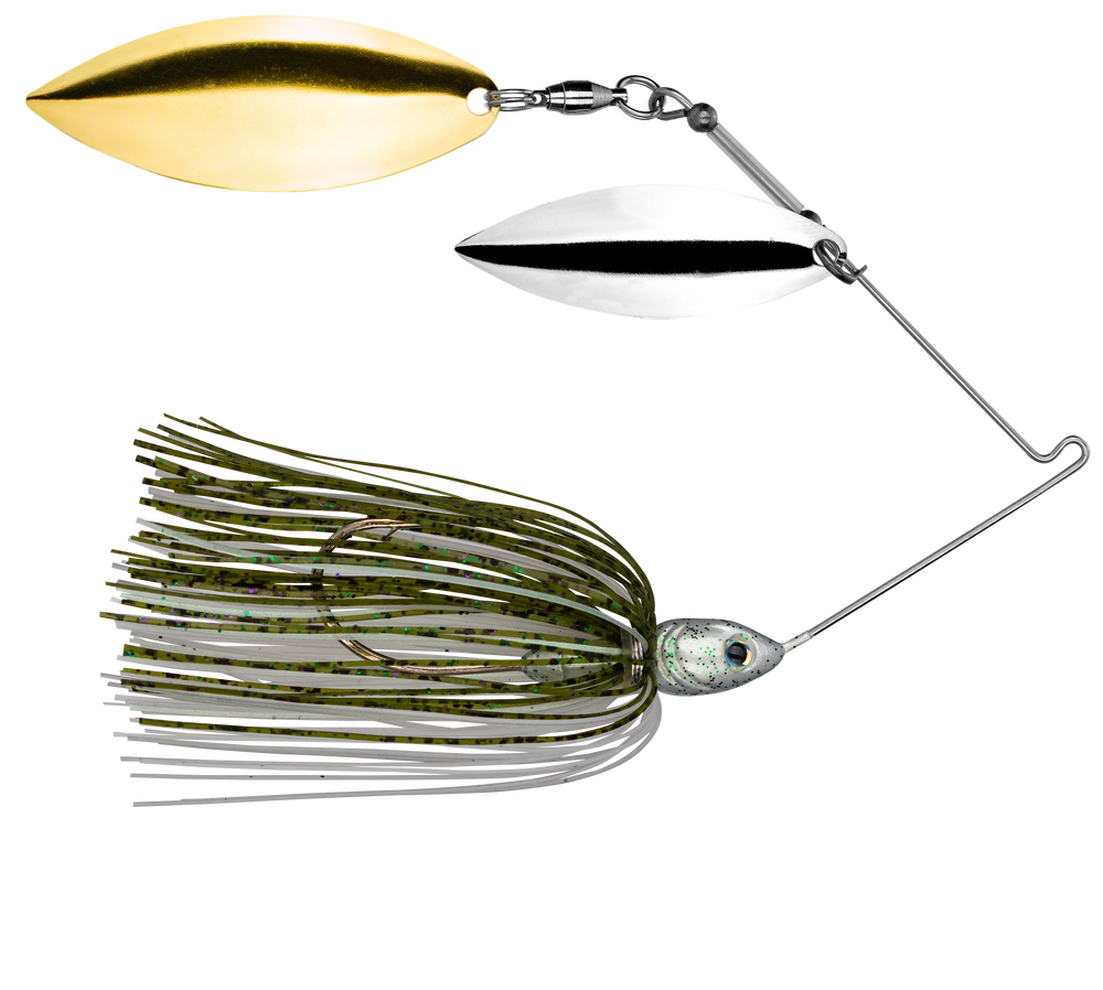 Strike King Tour Grade Double Willow Spinnerbait Olive Shad / 3/4 oz