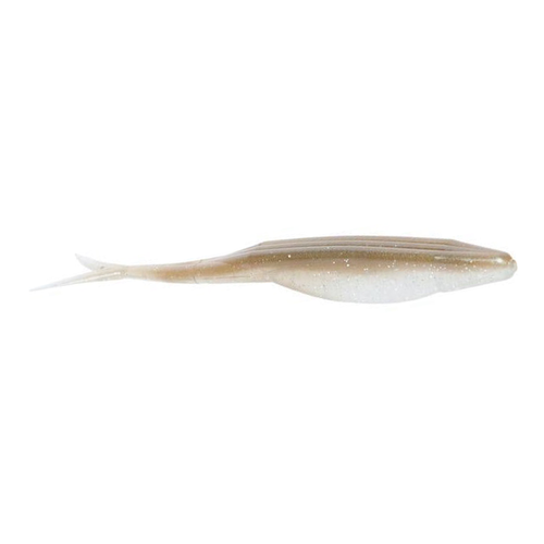 Zoom Salty Super Fluke White Pearl/ Chartreuse Bait NIP 10 per pack