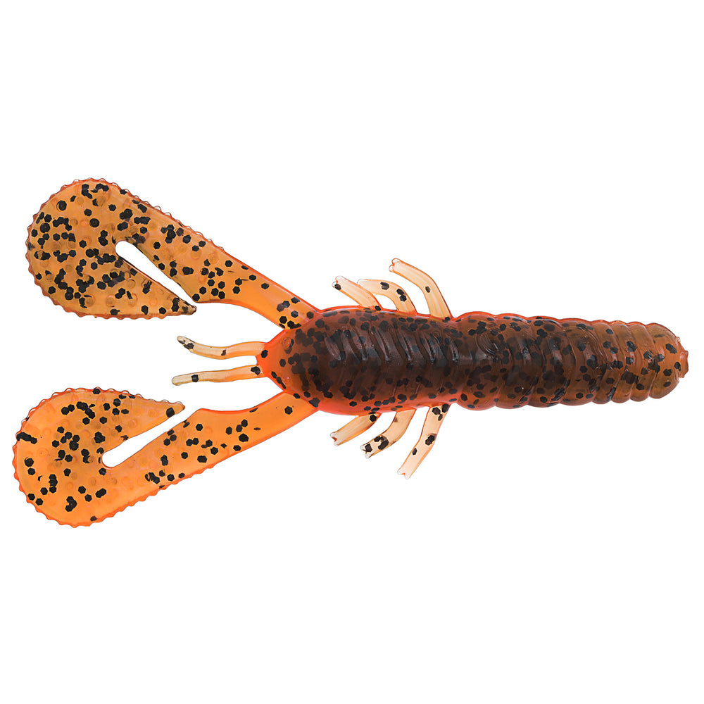 Z-Man Turbo CrawZ 4" Green Pumpkin Orange / 4"