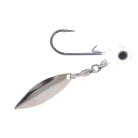 Coolbaits Lures Down Under Underspin - Silver Blade 3/16 oz / Snow White
