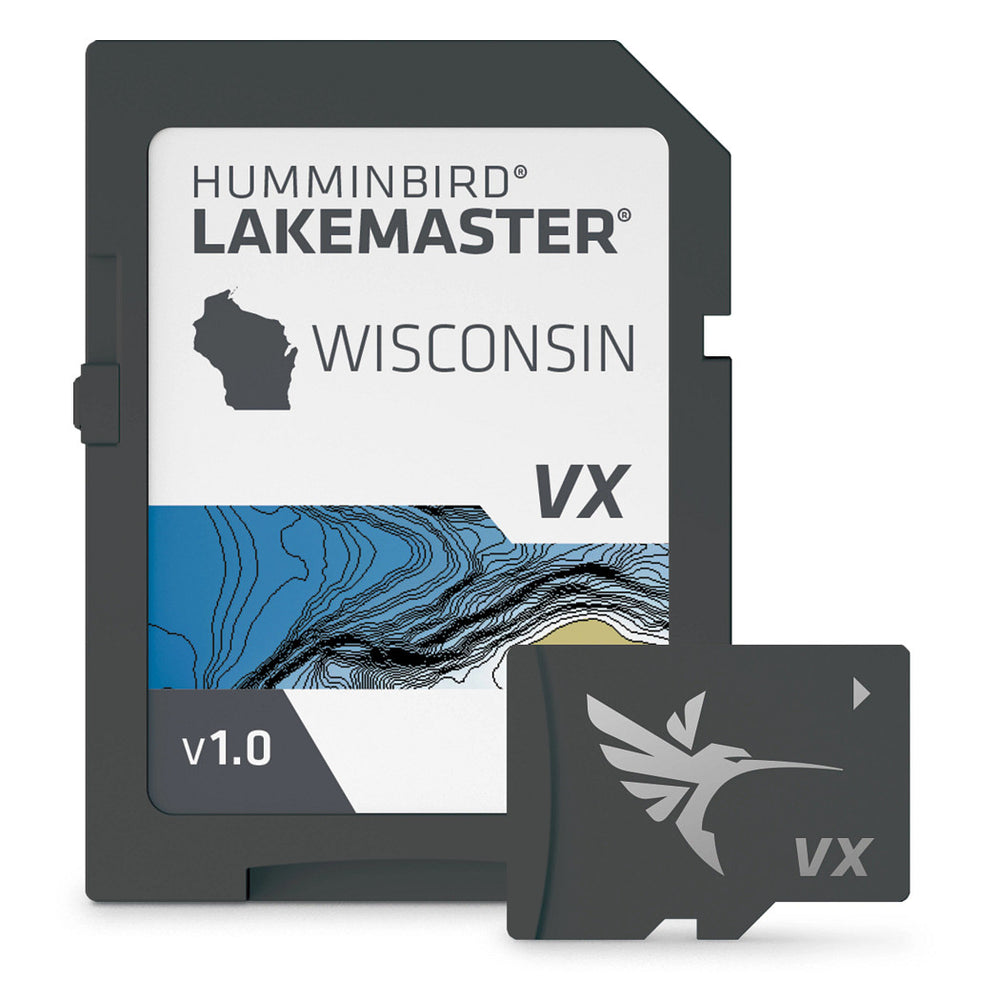 Humminbird LakeMaster VX Digital GPS Maps Wisconsin V1