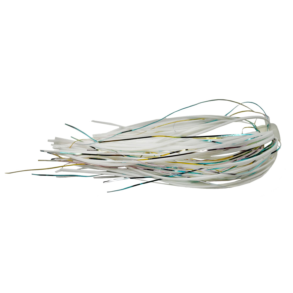 Outkast Tackle Swim Jig Skirts White Rainbow