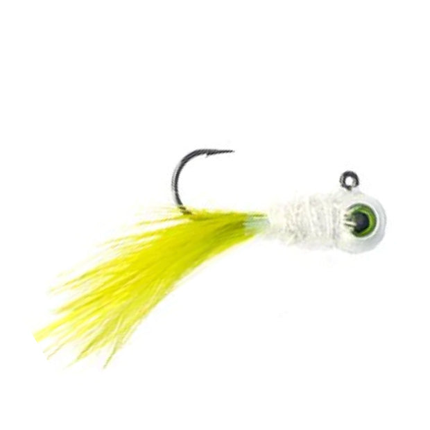 Jenko Kevin Rogers Warbird Hand Tied Jig 1/8 oz / White/White/Chart