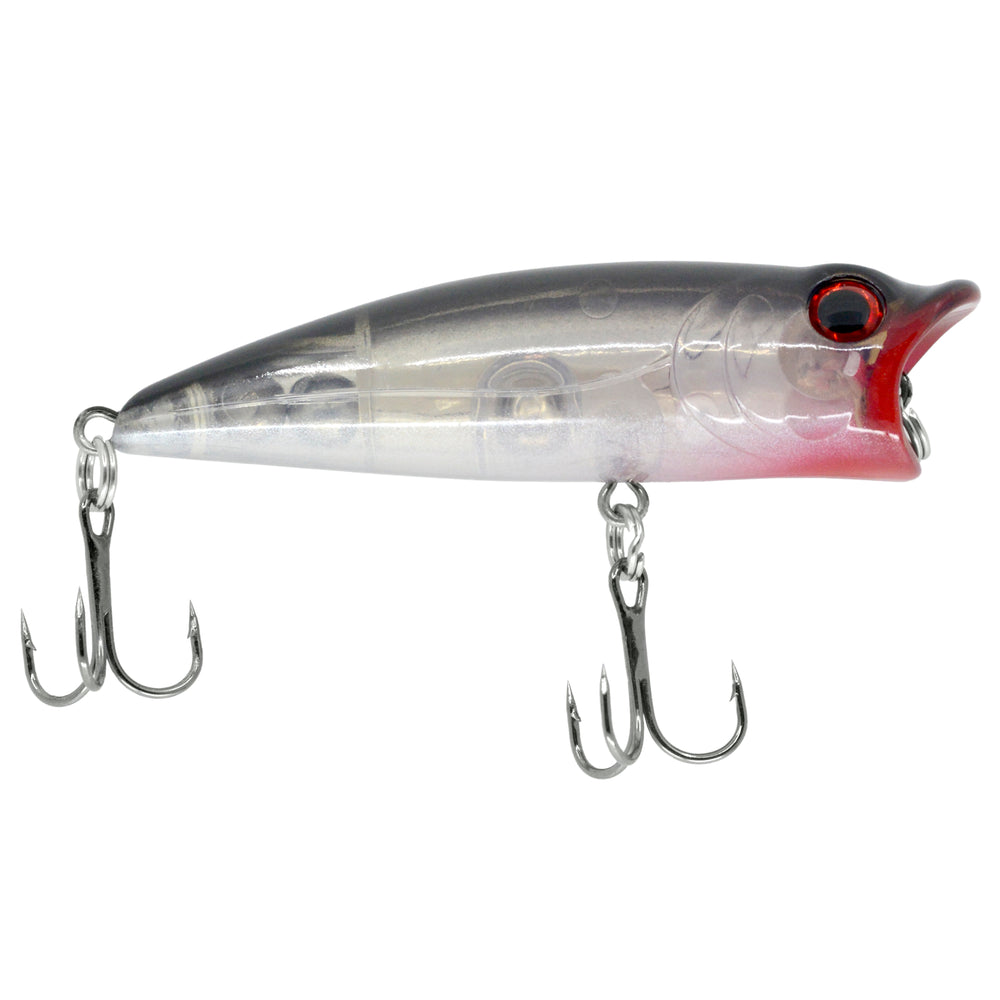 Chubbs Lures Topwater Popper - EOL Glass Black Back / 2 1/2"