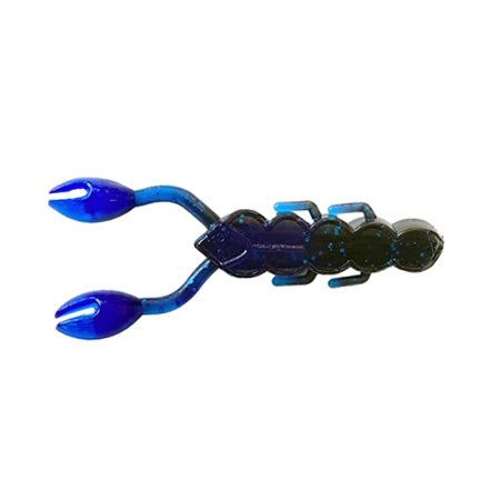 Gambler Lures Boxer Craw Black Blue Blue Tip / 3 1/2" Gambler Lures Boxer Craw Black Blue Blue Tip / 3 1/2"