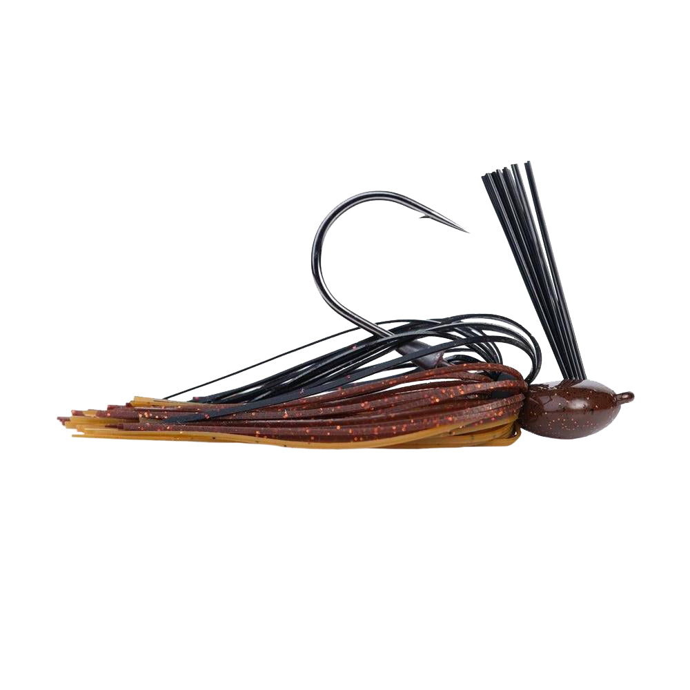 Berkley PowerBait Flipping Jig 1/2 oz / Black Brown Amber