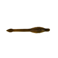 Billy Rub Baits Hawt Shot - EOL Green Pumpkin/Blue Flake / 4"