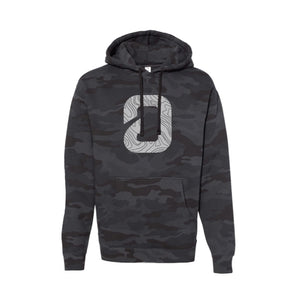 Contour Line "O" Black Camo Hoody