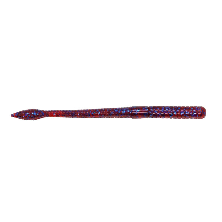 Xzone Lures 6" MB Fat Finesse Worms Plum / 6"