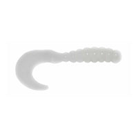 Big Bite Baits 2" Fat Grub White / 2"