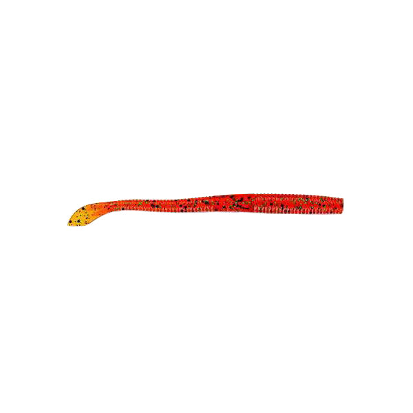 Yamamoto Kut Tail Worm 4" Pumpkin w/Black and Green Flake / 4"