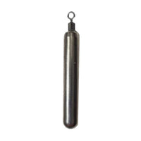 WOO! Tungsten Unpainted Cylinder Drop Shot Weight - Closed Eye 3/8 oz / Unpainted