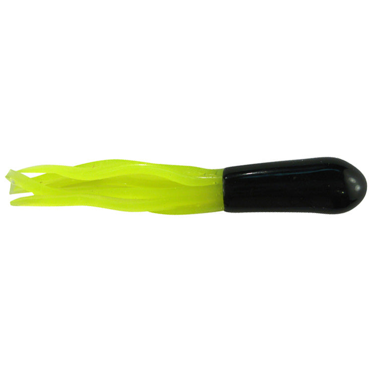 Southern Pro Tackle Lit'l Hustler Tube Black/Chartreuse / 1 1/2"