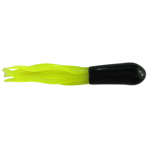 Southern Pro Tackle Lit'l Hustler Tube Black/Chartreuse / 1 1/2" Southern Pro Tackle Lit'l Hustler Tube Black/Chartreuse / 1 1/2"