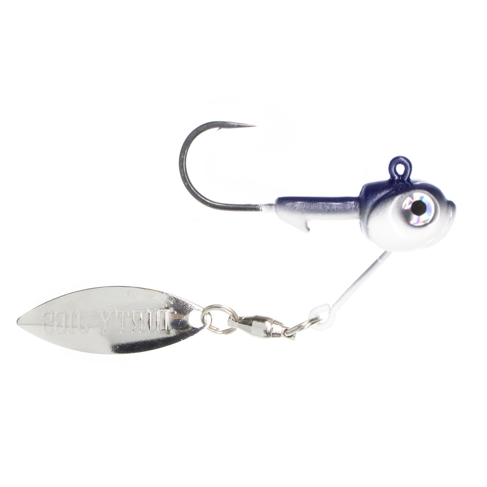 Dirty Jigs Tactical Bassin' Mini Underspin 3/8 oz / Blue Shad