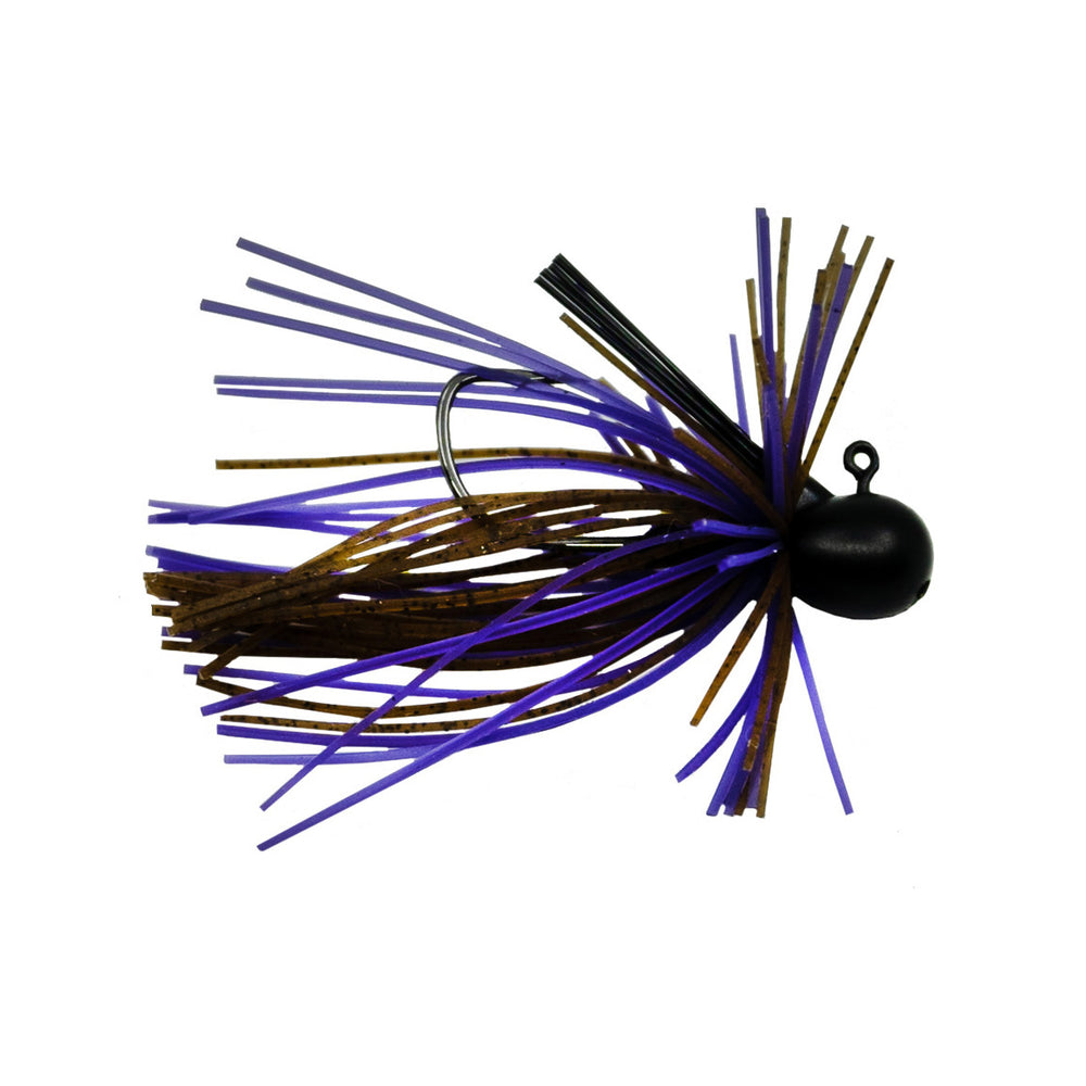 Keitech Tungsten Guard Spin Jig 1/8 oz / Brown Purple