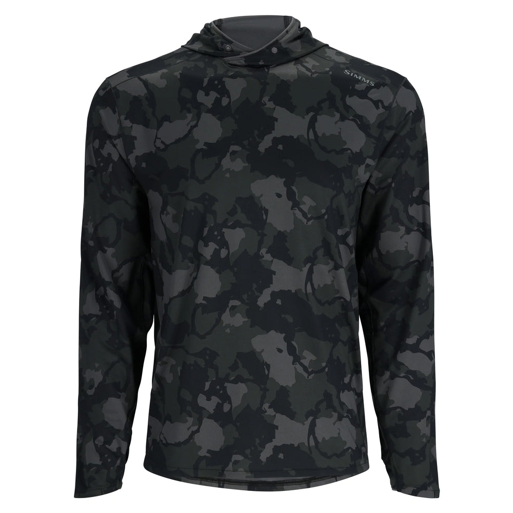 Simms Men's SolarFlex Hoody Large / Regiment Camo Carbon