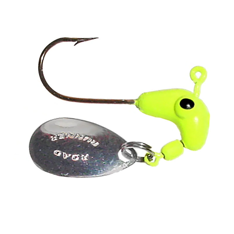 Blakemore Road Runner Natural Sciences Series Rigged Crappie Jigs, My Fly  Glow, Size 6, 1/16 Oz. 