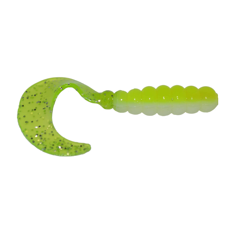 Big Bite Baits 2" Fat Grub Acid Rain / 2"