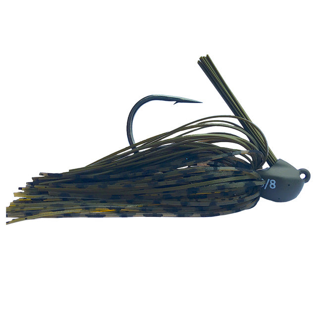 Beast Coast Tungsten Lil' Magnum Jig 3/8 oz / Dark Green Pumpkin