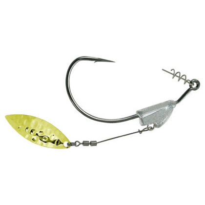 Owner Flashy Swimmer - Willow Blade 1/8 oz / 1/0 / Gold