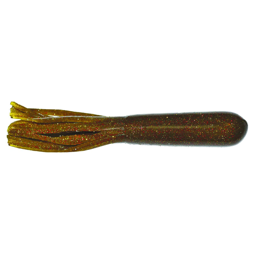 Big Bite Baits 3.5" Salt Tube Green Pumpkin/Roadkill / 3 1/2"