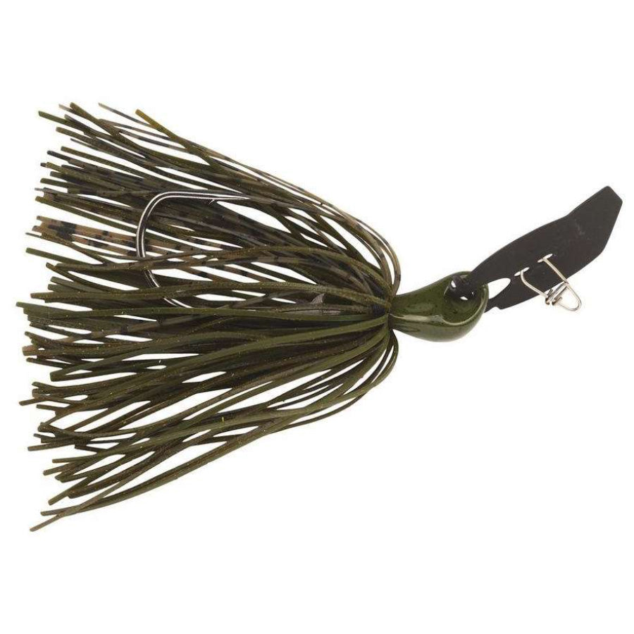 Berkley PowerBait Slobberknocker Bladed Jig 3/8 oz / Green Pumpkin