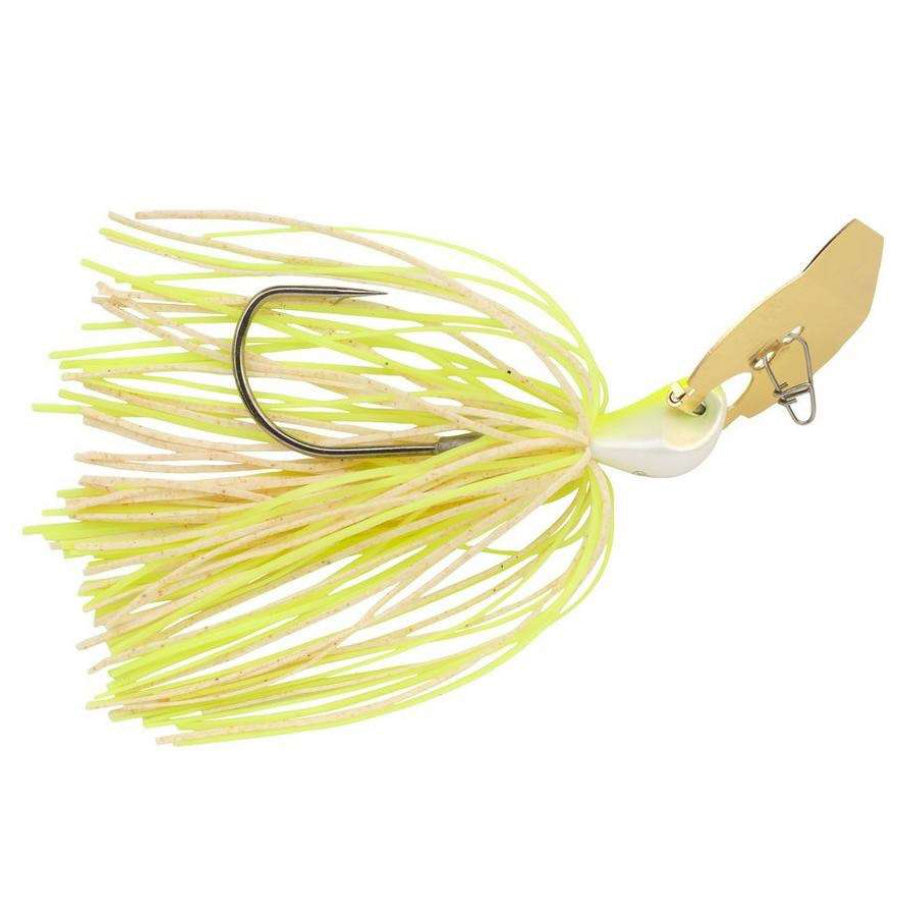 Berkley PowerBait Slobberknocker Bladed Jig 3/8 oz / White Chartreuse