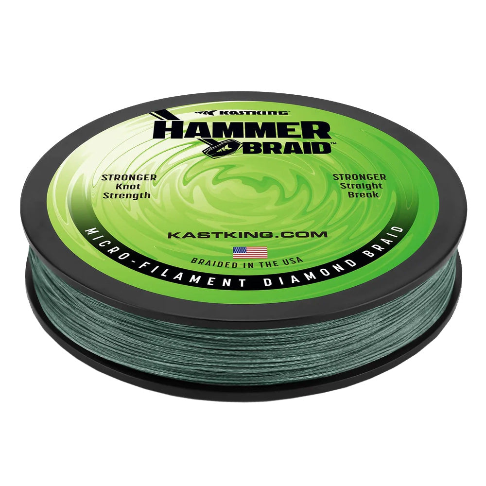 KastKing Hammer Braid 50lb / Green Camo