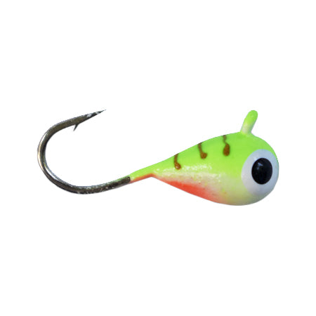 Kenders Outdoors Tungsten D-Style Bright UV Jig - EOL 4mm / Mutant Turtle Bright UV