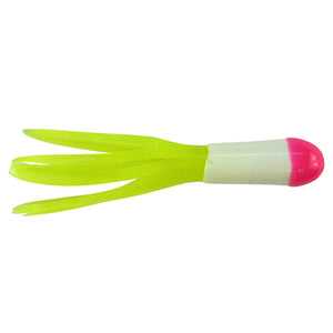 Tri-Color Lit'l Hustler Tube Pink/White/Chartreuse / 1 1/2"