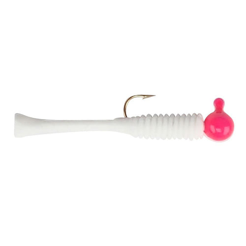 Cubby Mini-Mite Jig 3 Pack with Replacement Tails Pink/White / 1/32 oz Cubby Mini-Mite Jig 3 Pack with Replacement Tails Pink/White / 1/32 oz