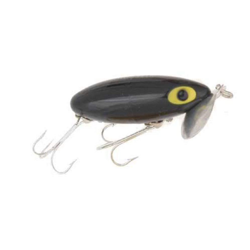 Arbogast Baits 3.5" Jitterbug Black / 3 1/2"