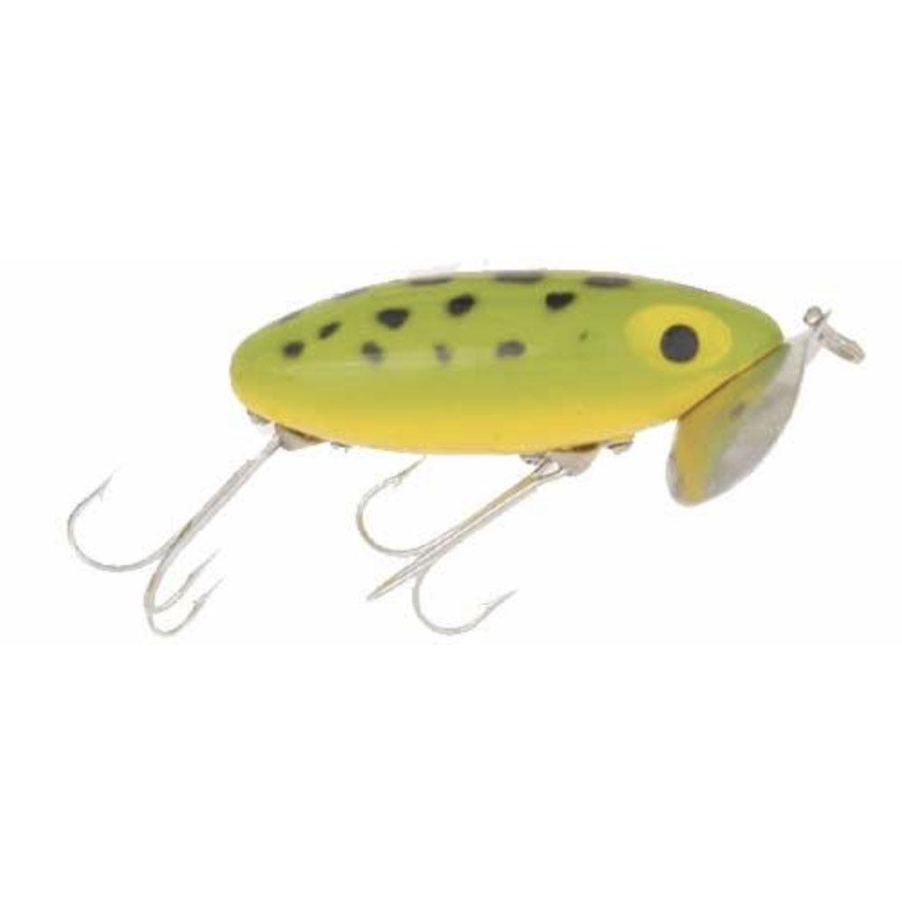Arbogast Baits 3.5" Jitterbug Frog/Yellow Belly / 3 1/2"