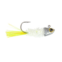 6th Sense Spangle Tinsel Jig 1/8 oz / Shad Treuse