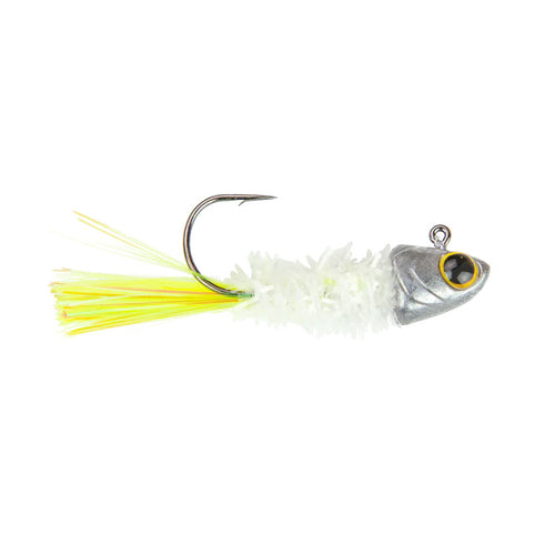 6th Sense Spangle Tinsel Jig 1/32 oz / Shad Treuse 6th Sense Spangle Tinsel Jig 1/32 oz / Shad Treuse