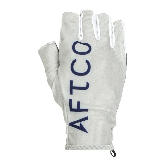 AFTCO Solblok Sun Gloves - EOL Medium / Silver