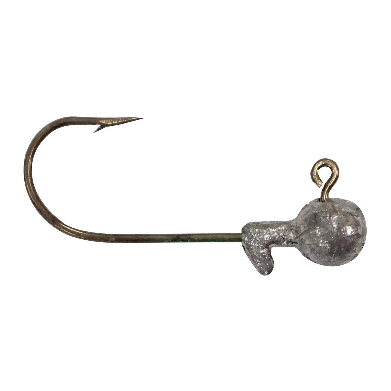 Eagle Claw Ball Head Fishing Jig, Unpainted, 1/4 Oz., 10 Count 