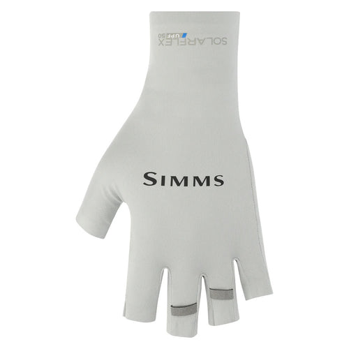 Simms SolarFlex Half-Finger SunGlove X-Small / Sterling Simms SolarFlex Half-Finger SunGlove X-Small / Sterling
