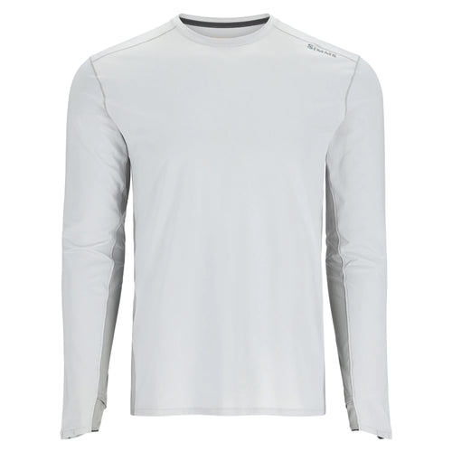 Simms Men's SolarFlex Crewneck Small / Sterling/Cinder Simms Men's SolarFlex Crewneck Small / Sterling/Cinder