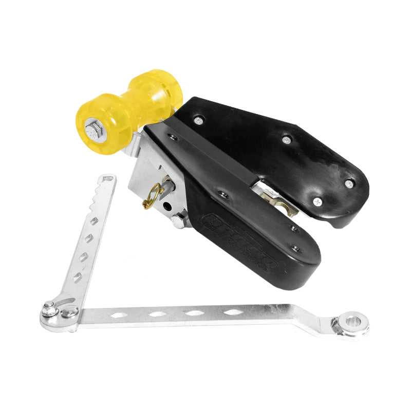 Drotto Catch & Release Automatic Boat Latch with Bow Roller - 3.5-4" Roller Bracket Zinc