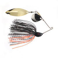 Bassman Spinnerbaits Compact Series Tandem Blades Mud Bug / 3/8 oz