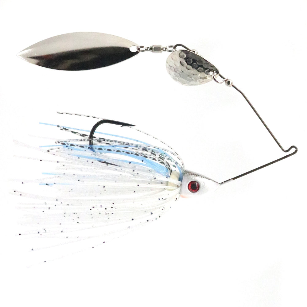 Bassman Spinnerbaits TW Series Tandem Blades 3/4 oz / Clear Shad