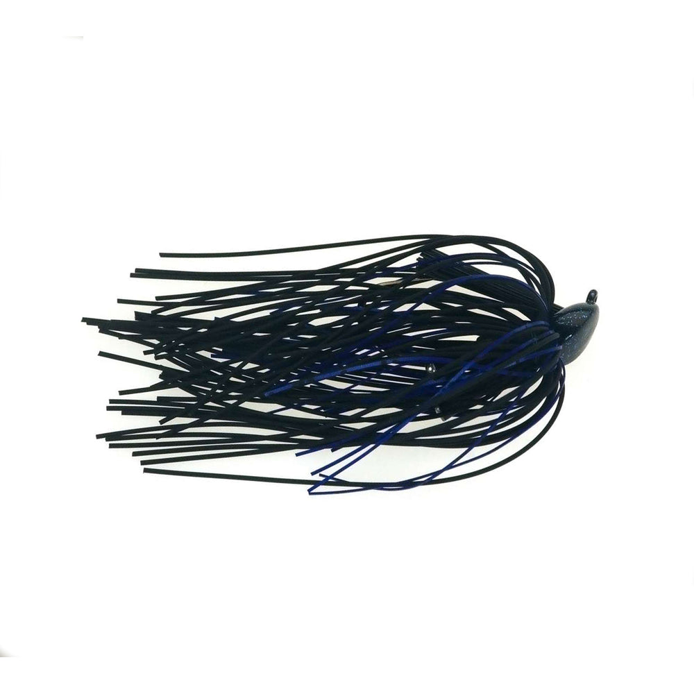Buckeye Lures Mop Jig 1/2 oz / Black/Blue