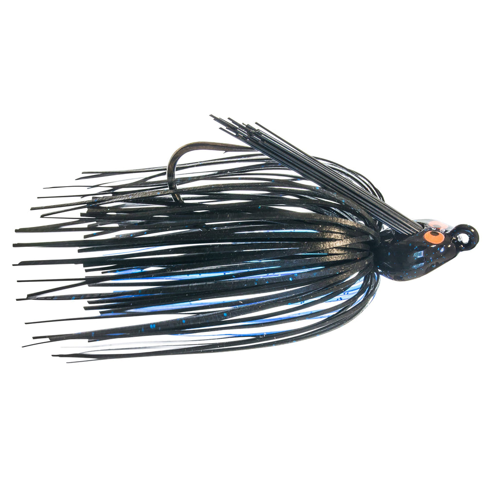 Z-Man CrossEyeZ Snakehead Swim Jig 3/8 oz / Black/Blue